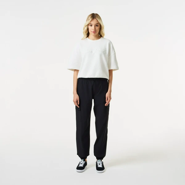 Брюки-джоггеры Lacoste с логотипом, черный, арт. HF0405