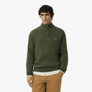 Свитер Lacoste на молнии, хаки, арт. AH3052