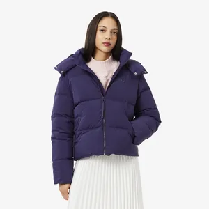 Куртка Lacoste короткая с капюшоном, фиолетовый, арт. BF3262