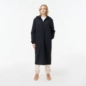 Парка Lacoste длинная с капюшоном, черный, арт. BF0506R