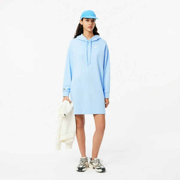 Платье-толстовка Lacoste, голубой, арт. EF2664