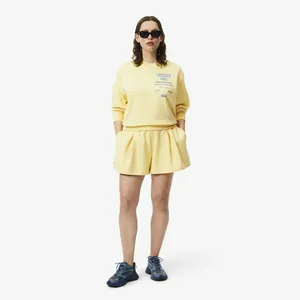 Шорты Lacoste плиссированные, желтый, арт. GF0261