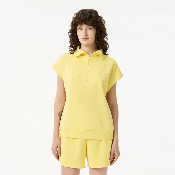Толстовка Lacoste с высоким воротом, желтый, арт. SF0515