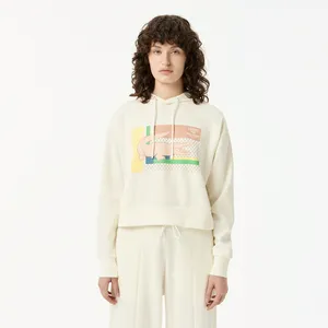 Толстовка Lacoste с капюшоном, белый, арт. SF0514