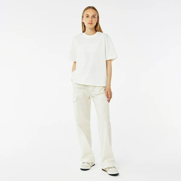 Брюки-карго Lacoste, белый, арт. HF0302