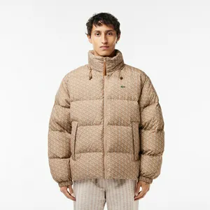 Пуховик Lacoste Packaway, коричневый, арт. BH5451