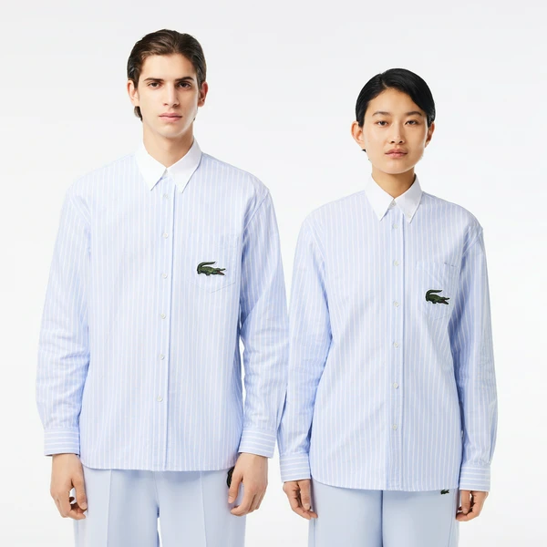 Рубашка Lacoste Croc 80's, голубой, арт. CH7610