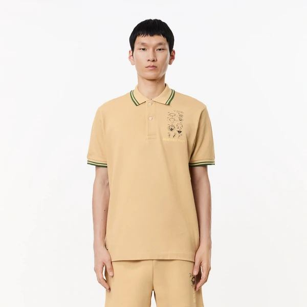 Поло Lacoste L.12.12, бежевый, арт. PH8008
