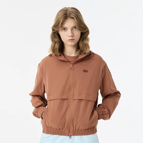Куртка Lacoste с капюшоном, коричневый, арт. BF0508