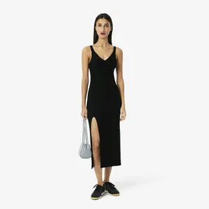 Платье Lacoste бесшовное, черный, арт. EF9270