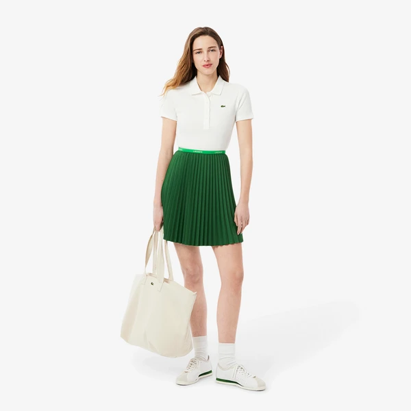 Юбка плиссированная Lacoste, зеленый, арт. JF1403