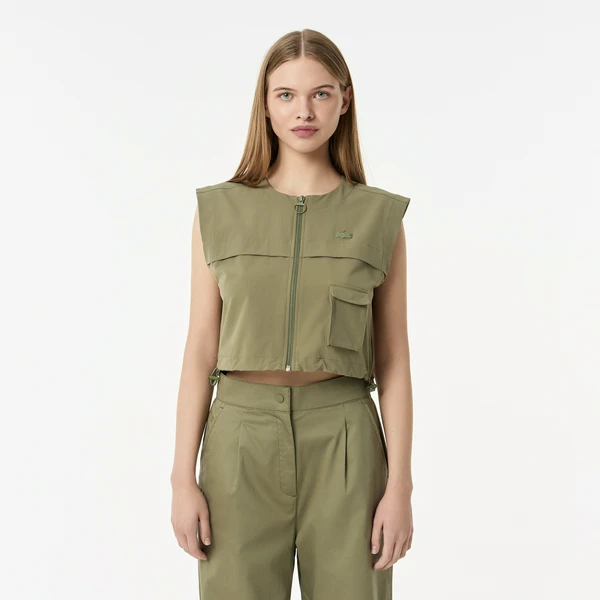 Рубашка без рукавов Lacoste, хаки, арт. CF0506