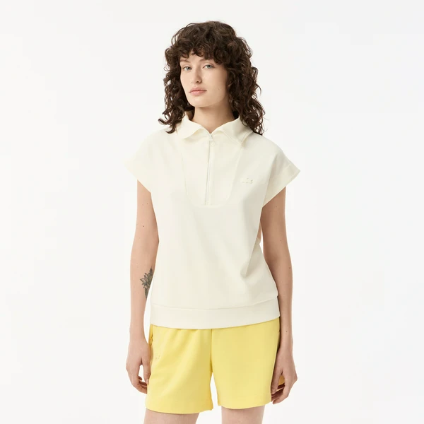 Толстовка Lacoste с высоким воротом, белый, арт. SF0515