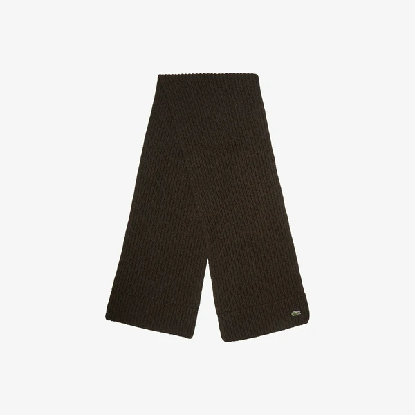 Шарф Lacoste, коричневый, арт. RE2604
