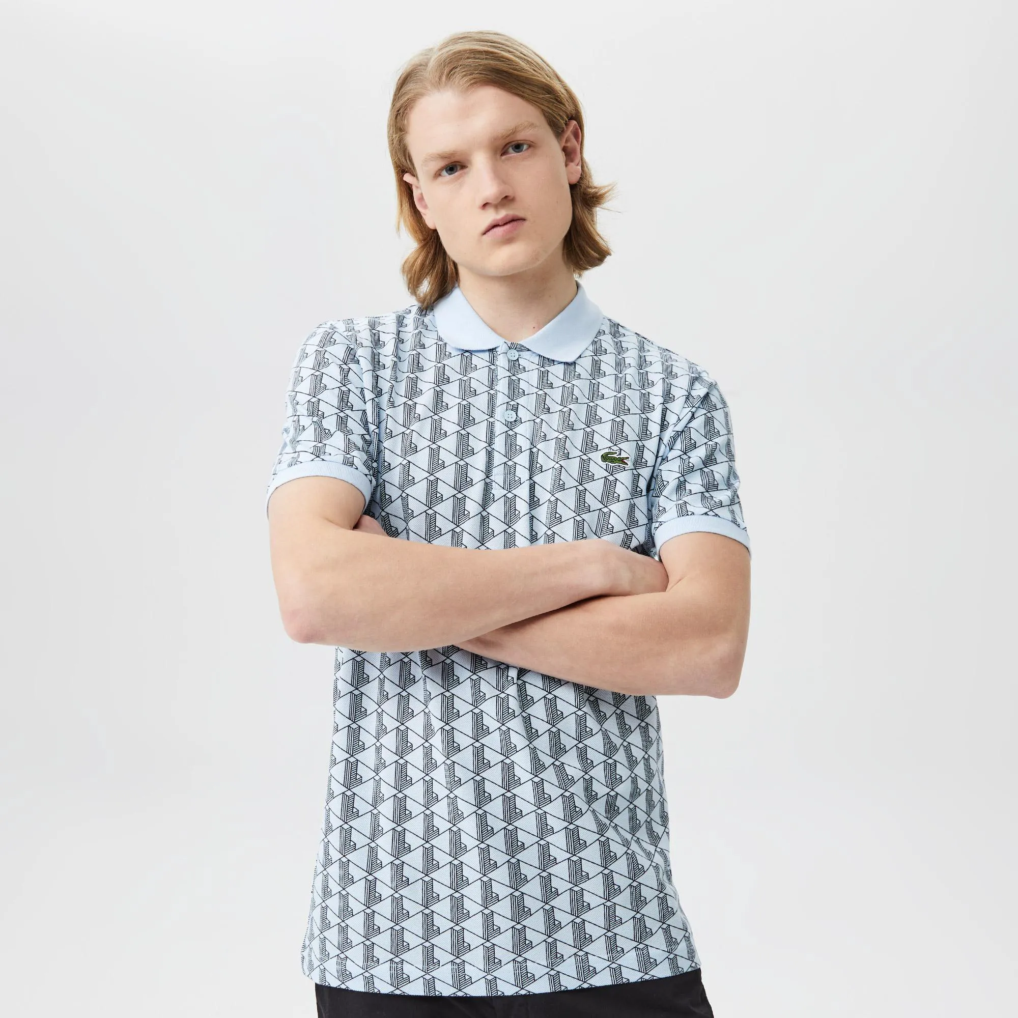Поло Lacoste Regular Fit, голубой, арт. PH0324