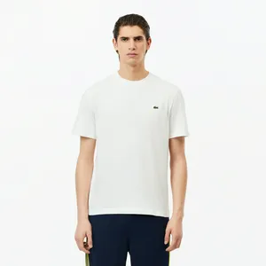 Мужская футболка Lacoste с круглым вырезом, белый, арт. TH2038
