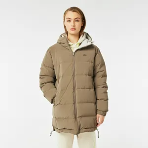 Женская утеплённая двусторонняя куртка Lacoste, белый, арт. BF2419