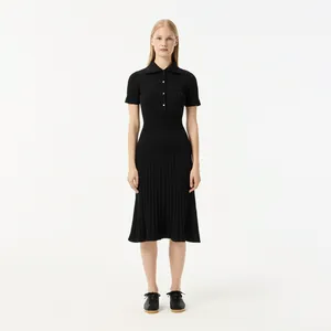 Женское платье Lacoste из вискозы, черный, арт. EF0502