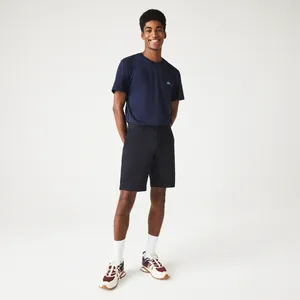 Мужские шорты Lacoste из эластичного хлопка, синий, арт. FH2647