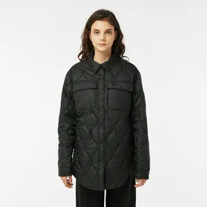 Женская стёганая куртка Lacoste, черный, арт. BF2415