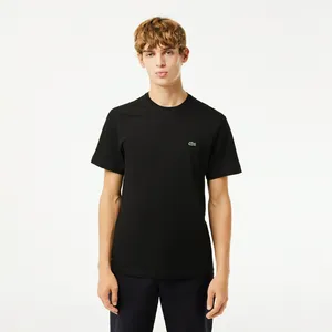 Мужская футболка Lacoste с круглым вырезом, черный, арт. TH2038