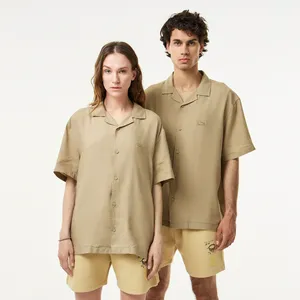 Рубашка Lacoste из смеси льна, бежевый, арт. CH0412