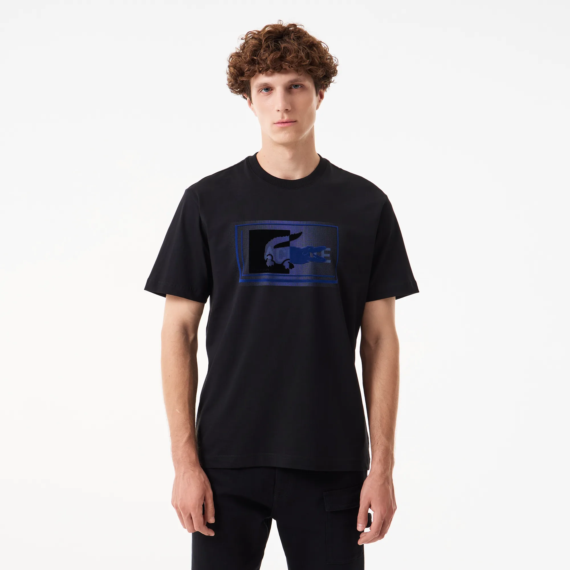 Мужская футболка Lacoste Classic Fit, черный, арт. TH2512