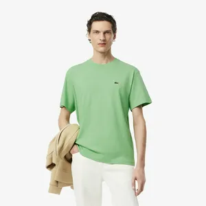 Мужская хлопковая футболка Lacoste с коротким рукавом, зеленый, арт. TH7318