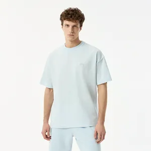 Мужская футболка Lacoste из хлопка, голубой, арт. TH0564