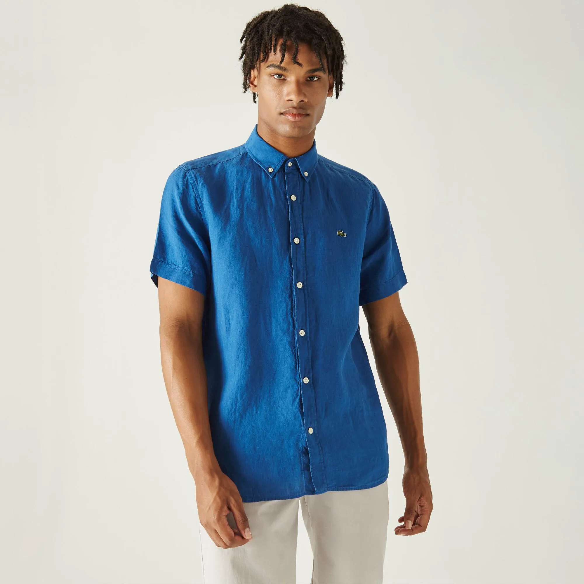 Мужская рубашка Lacoste Regular Fit, голубой, арт. CH4991R