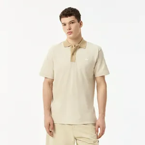 Мужское поло Lacoste из хлопка, белый, арт. PH0564