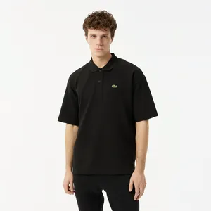 Мужское поло Lacoste из хлопка, черный, арт. PH0530
