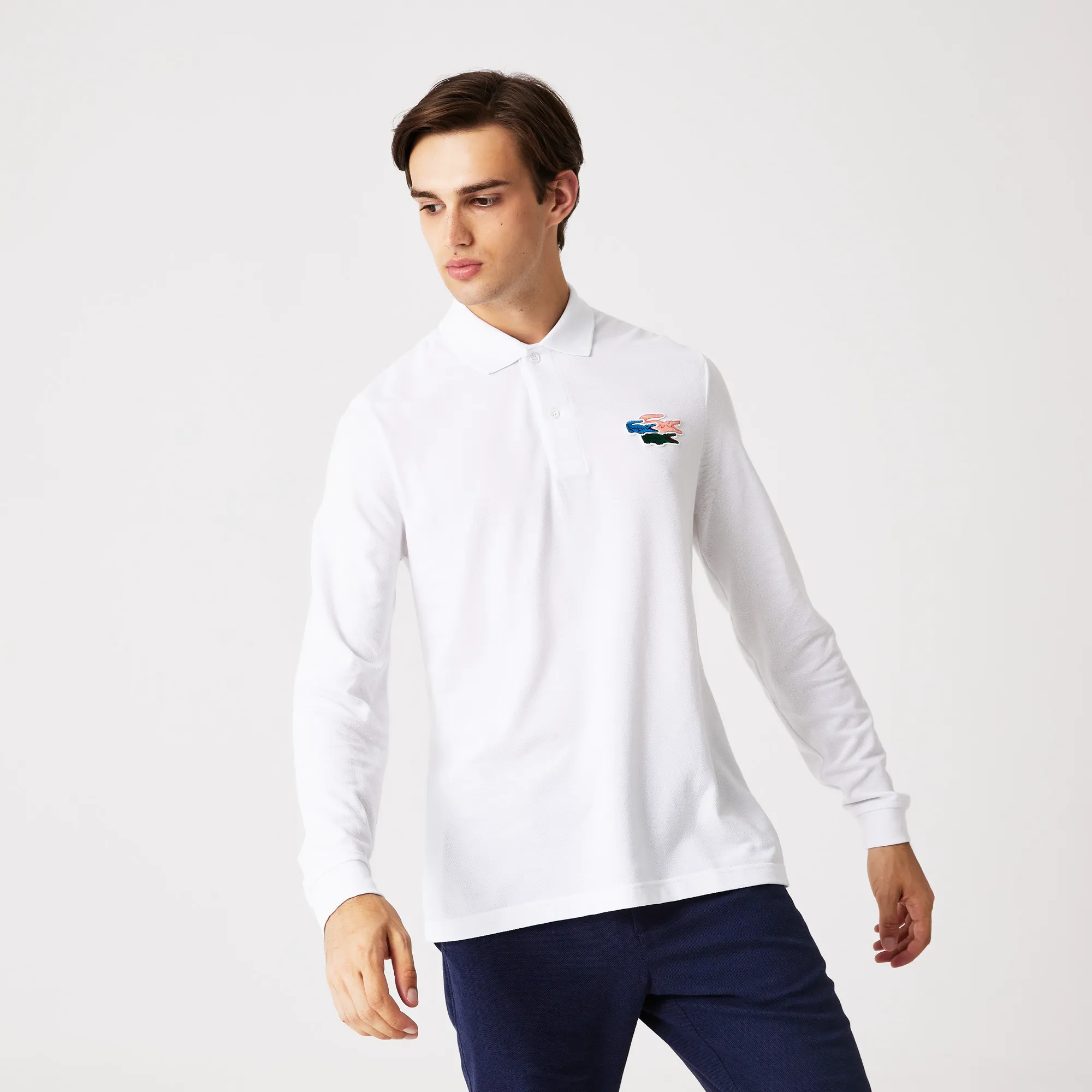 Мужское поло Lacoste Made In France, белый, арт. PH7962
