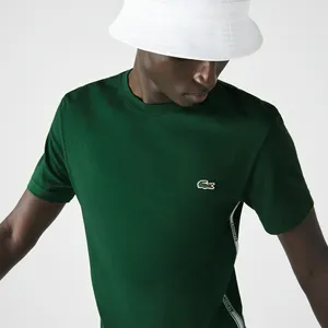 Мужская футболка Lacoste с круглым вырезом, зеленый, арт. TH1207