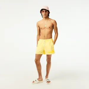 Мужские плавки Lacoste Quick Dry со встроенной подкладкой, желтый, арт. MH5637