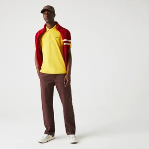 Мужское поло Lacoste L1212 Classic Fit, желтый, арт. L1212