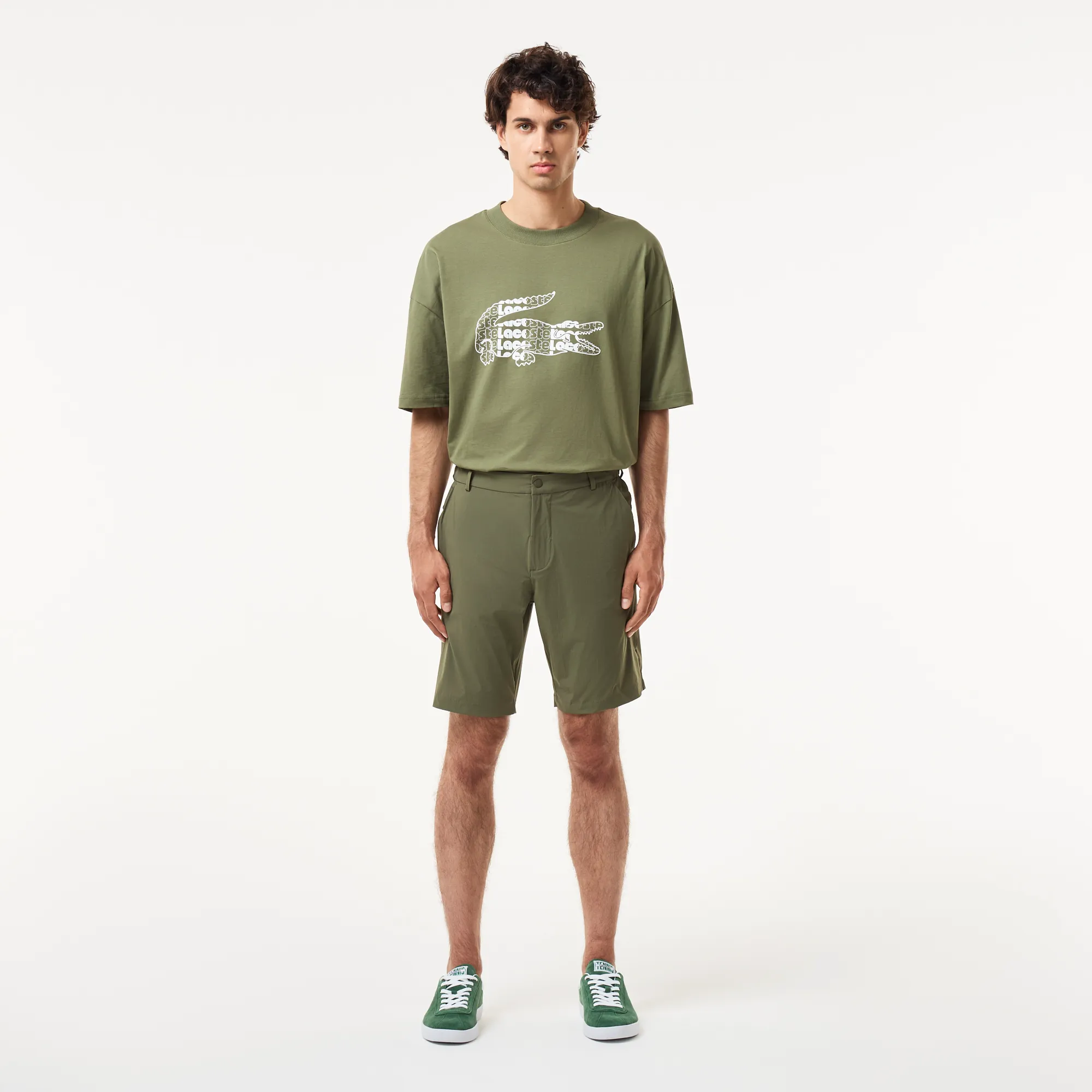 Мужские шорты Lacoste Regular Fit, зеленый, арт. FH0428