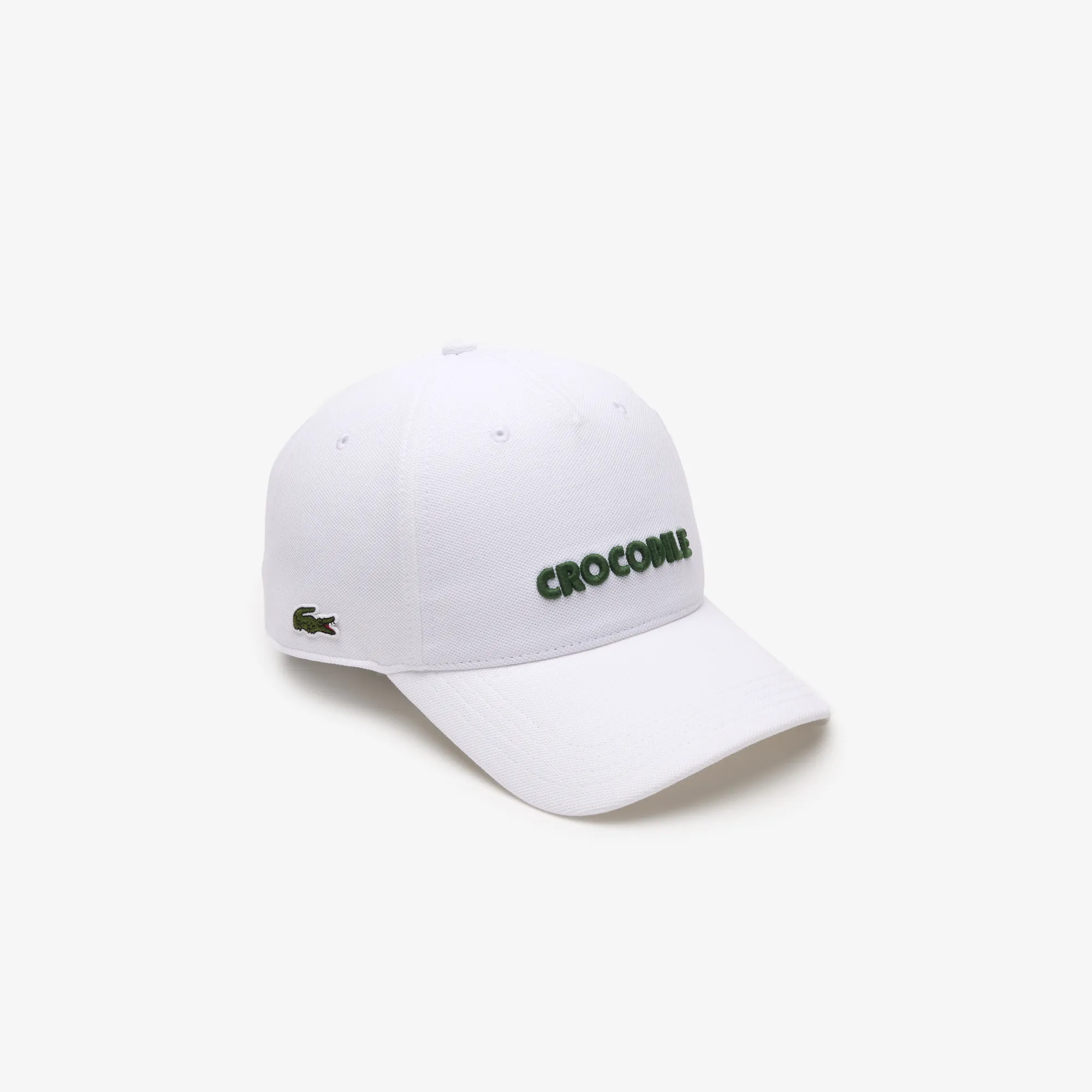 Кепка Lacoste Unisex из хлопка Пике, белый, арт. RK0341