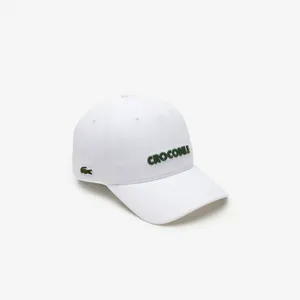Кепка Lacoste Unisex из хлопка Пике, белый, арт. RK0341