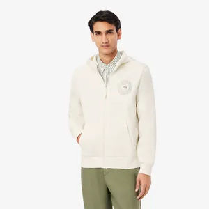 Мужская толстовка Lacoste из смеси органического хлопка, белый, арт. SH9952