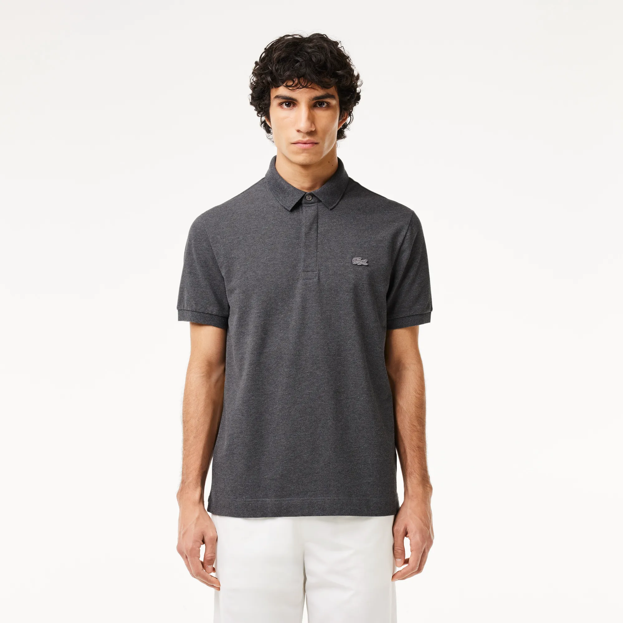 Мужское поло Lacoste PARIS Regular Fit, серый, арт. PH5522