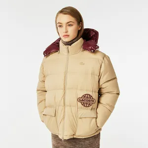 Женская утеплённая куртка Lacoste, бежевый, арт. BF2420