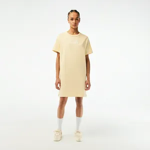 Женское платье Lacoste с принтом, желтый, арт. EF5564