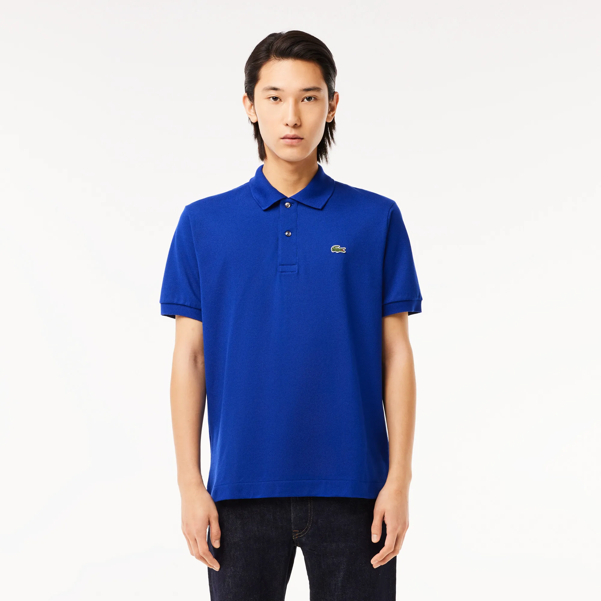 Мужское поло Lacoste L1212 Classic Fit, синий, арт. L1212