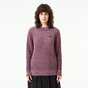 Женский шерстяной свитер Lacoste, бордовый, арт. AF2516