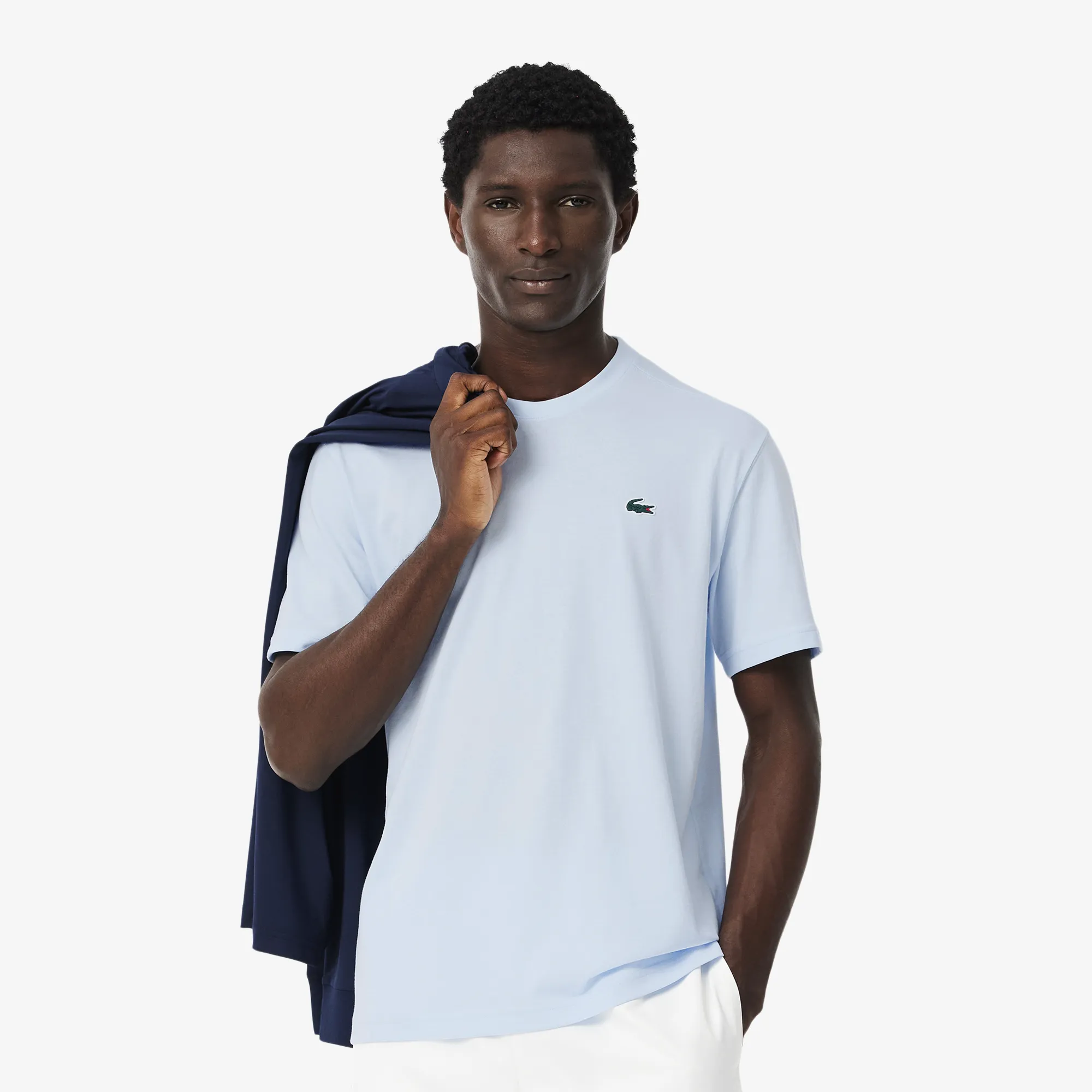 Мужская футболка Lacoste SPORT Ultra Dry Regular Fit, голубой, арт. TH7618