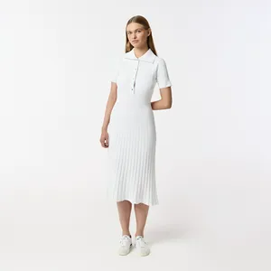 Женское платье Lacoste из вискозы, белый, арт. EF0502