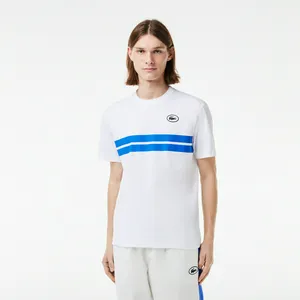 Мужская футболка Lacoste из органического хлопка, белый, арт. TH8590