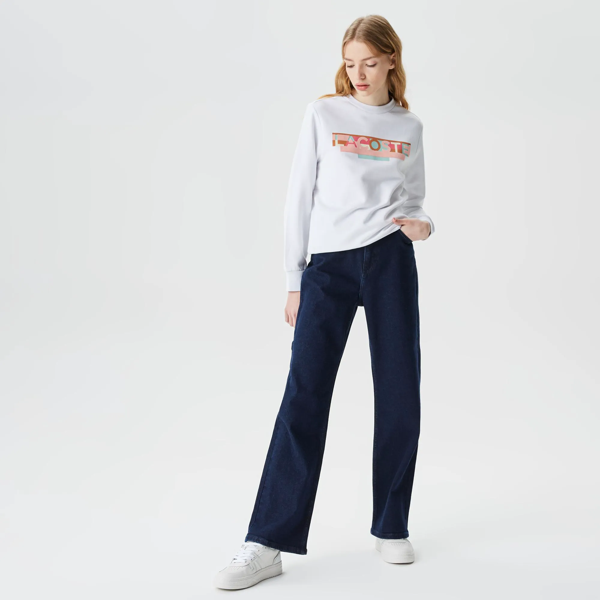 Женские джинсы Lacoste Regular Fit, синий, арт. HF0316