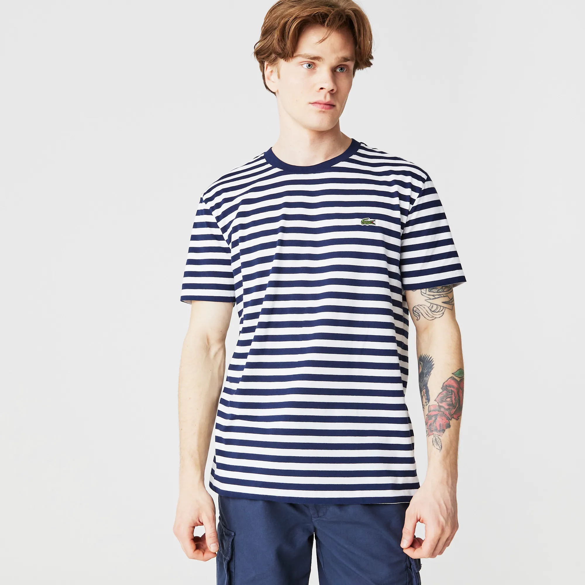 Мужская футболка Lacoste Slim Fit, синий, арт. TH0310